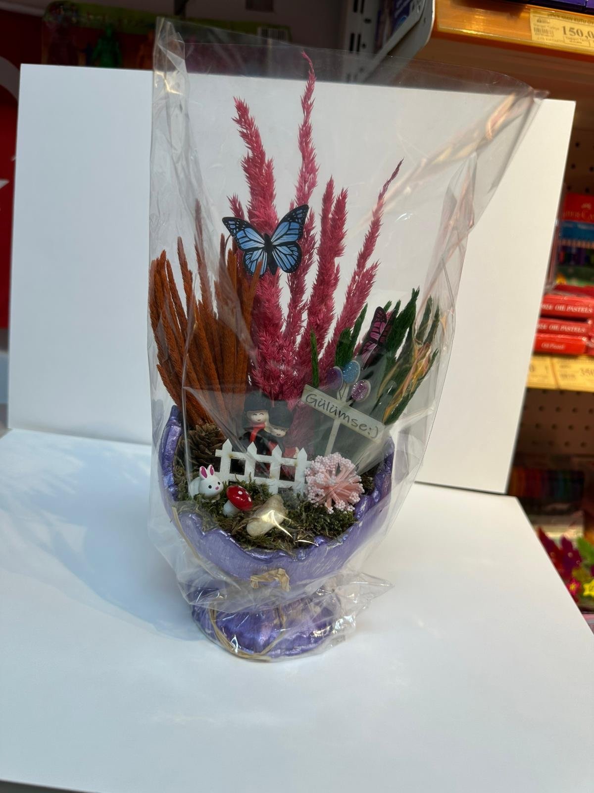 Ahşap hediyelik çiçek